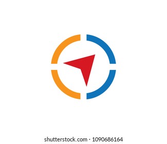Compass Logo Template vector icon illustration design