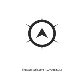 Compass Logo Template vector icon illustration design
