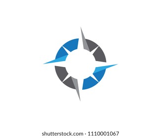 Compass Logo Template vector icon illustration design