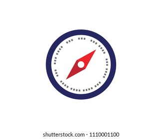 Compass Logo Template vector icon illustration design