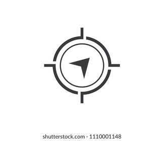 Compass Logo Template vector icon illustration design