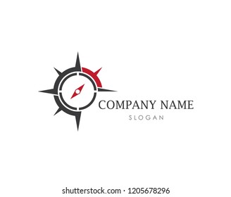 Compass Logo Template vector icon illustration design