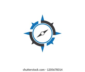 Compass Logo Template vector icon illustration design