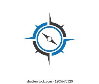 Compass Logo Template vector icon illustration design