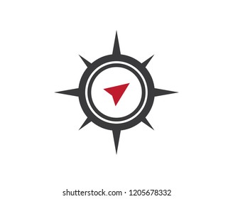Compass Logo Template vector icon illustration design