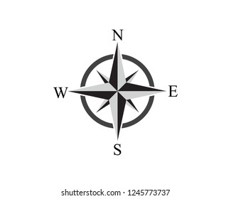 Compass Logo Template vector icon illustration design