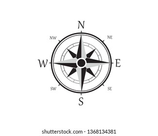 Compass Logo Template vector icon illustration design