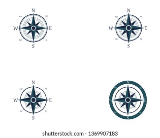 Compass Logo Template vector icon illustration design