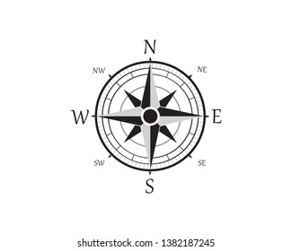 Compass Logo Template vector icon illustration design