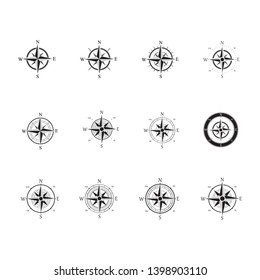 Compass Logo Template vector icon illustration design