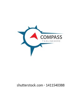 Compass Logo Template vector icon illustration design