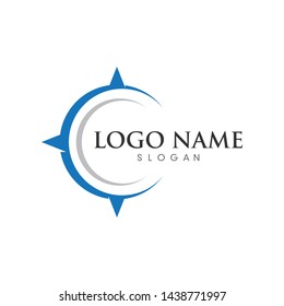 Compass Logo Template vector icon illustration design