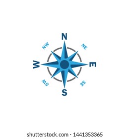 Compass Logo Template vector icon illustration design