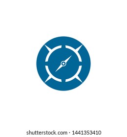 Compass Logo Template vector icon illustration design
