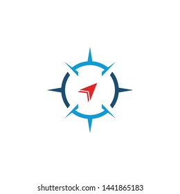 Compass Logo Template vector icon illustration design
