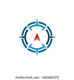 Compass Logo Template vector icon illustration design