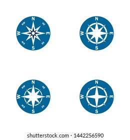 Compass Logo Template vector icon illustration design