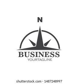 Compass Logo Template vector icon illustration design