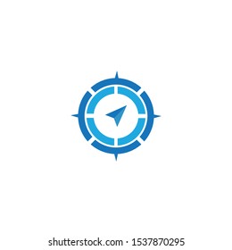 Compass Logo Template vector icon illustration design