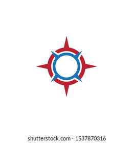 Compass Logo Template vector icon illustration design