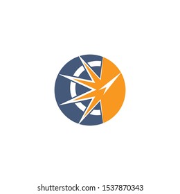 Compass Logo Template vector icon illustration design