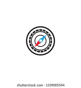 Compass logo template vector icon design