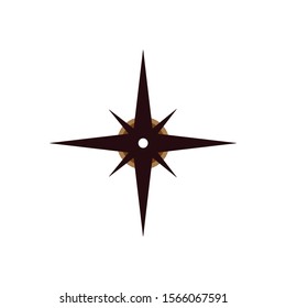 Compass Logo Template vector icon illustration design. symbol directions