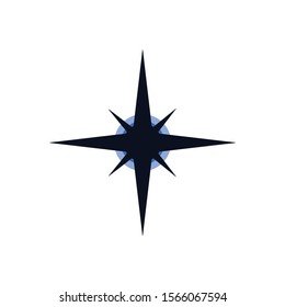 Compass Logo Template vector icon illustration design. symbol directions