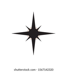 Compass Logo Template vector icon illustration design. symbol directions
