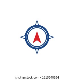 Compass Logo Template vector icon illustration design - Vector