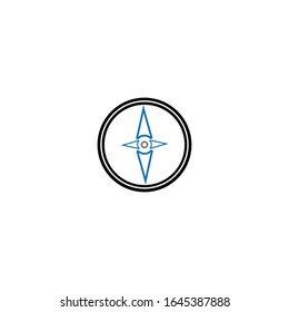 Compass Logo Template vector icon
