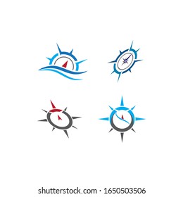 Compass Logo Template vector icon illustration design