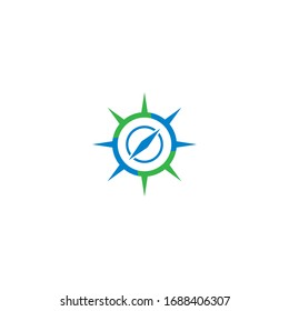 Compass Logo Template vector icon illustration design