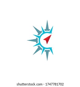 Compass Logo Template vector icon illustration design