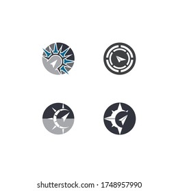 Compass Logo Template vector icon illustration design