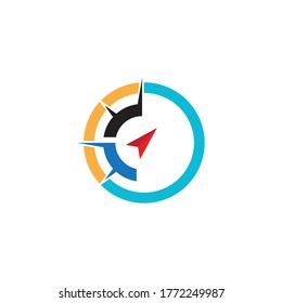 Compass Logo Template vector icon illustration design