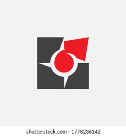 Compass Logo Template vector icon illustration design