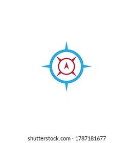 Compass Logo Template vector icon illustration design