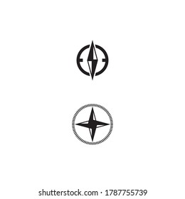 Compass Logo Template vector icon illustration design