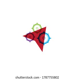 Compass Logo Template vector icon illustration design