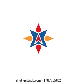 Compass Logo Template vector icon illustration design