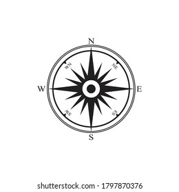 Compass Logo Template vector icon illustration design