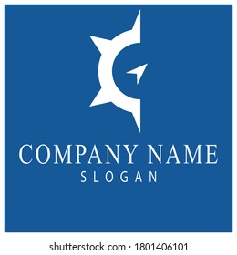 Compass Logo Template vector icon illustration design