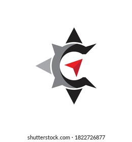 Compass Logo Template vector icon illustration design