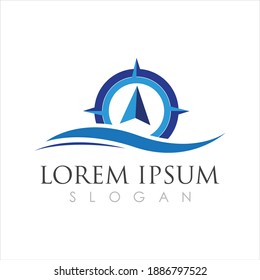 Compass Logo Template vector icon illustration design