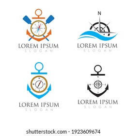 Compass Logo Template vector icon illustration design