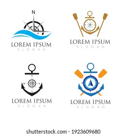 Compass Logo Template vector icon illustration design