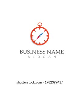 compass logo template vector icon illustration design