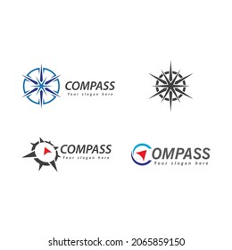 Compass Logo Template vector icon illustration design