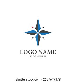 Compass Logo Template vector icon illustration design